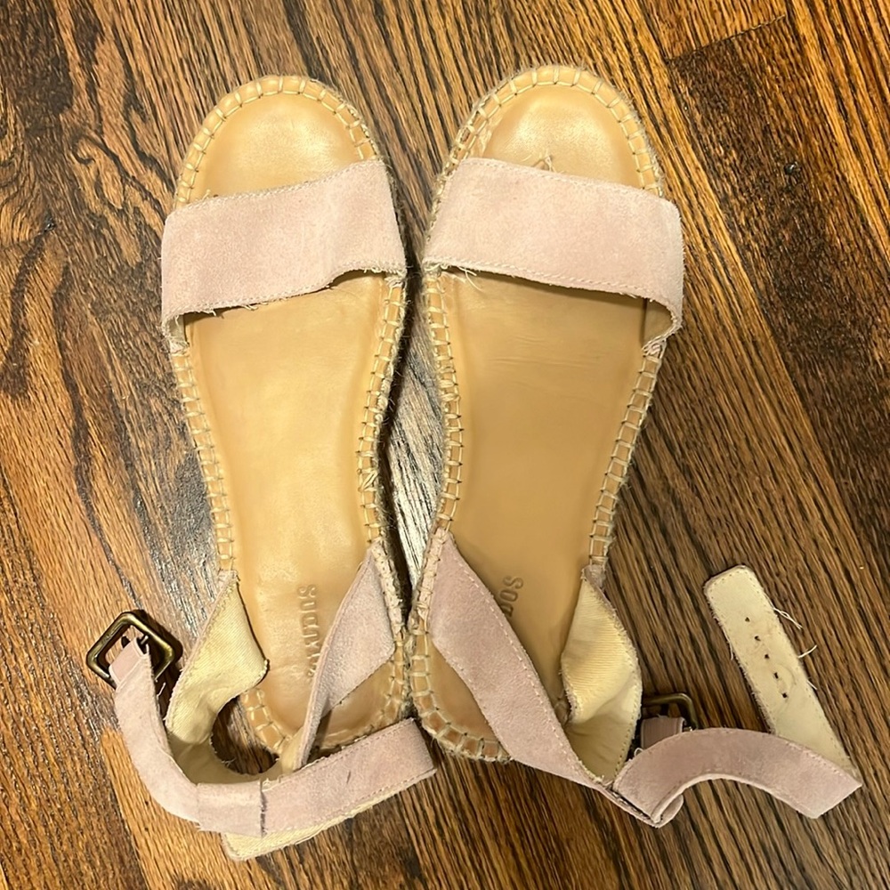 Soludos pink sandals